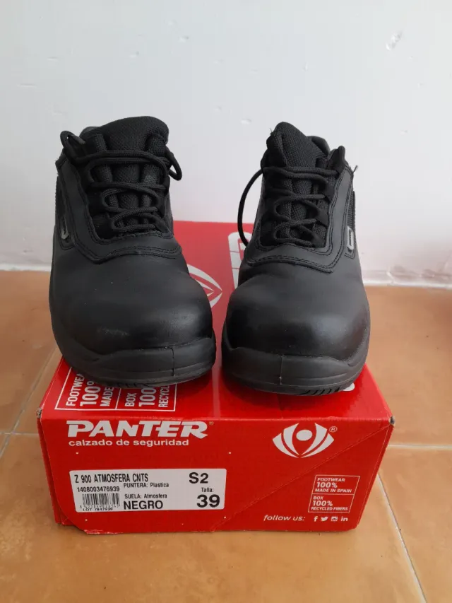 Zapatos de trabajo Panter negros