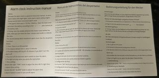 Reloj despertador cuarzo analógico