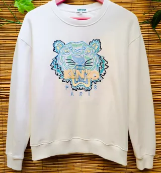 Sudadera Kenzo Paris Blanca Talla S