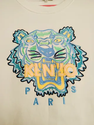 Sudadera Kenzo Paris Blanca Talla S