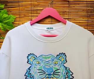 Sudadera Kenzo Paris Blanca Talla S