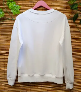 Sudadera Kenzo Paris Blanca Talla S