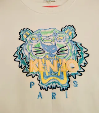 Sudadera Kenzo Paris Blanca Talla S