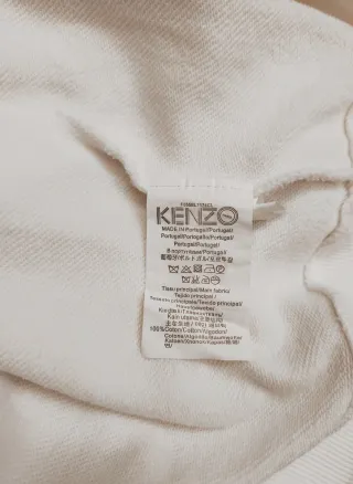 Sudadera Kenzo Paris Blanca Talla S