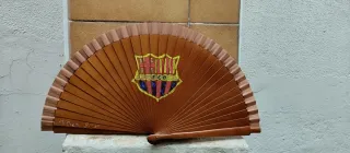 Abanico FC Barcelona pintado a mano
