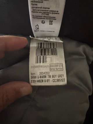 Parka niño Quechua 8/9 años