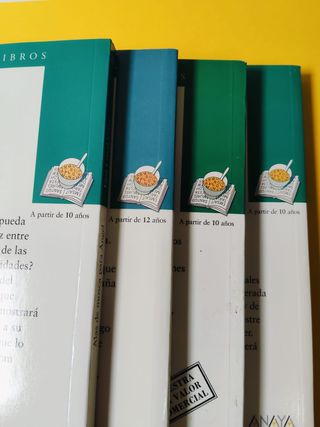 4 Libros lote Infantil juvenil. Pack 4