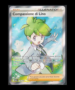 Carta Pokémon TCG "Compassione di Lino Full Art SR