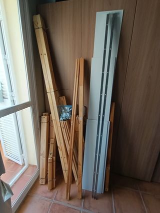 Cama alta IKEA KURA con colchón