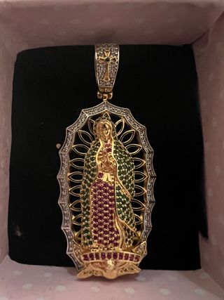 Virgen de Guadalupe Colgante Oro 18K