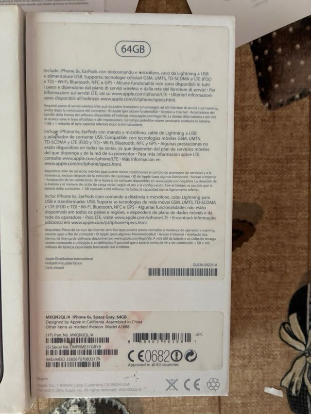 Caja iPhone 6