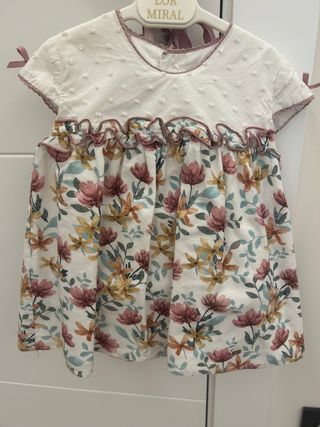 Vestido floral vestir 3 años Yoedu