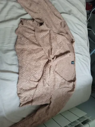 Blusa mujer encaje rosa 4XL