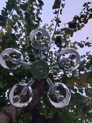 Lámpara Space Age 5 focos vintage