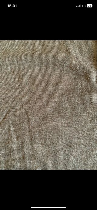 Jersey cuello alto marrón