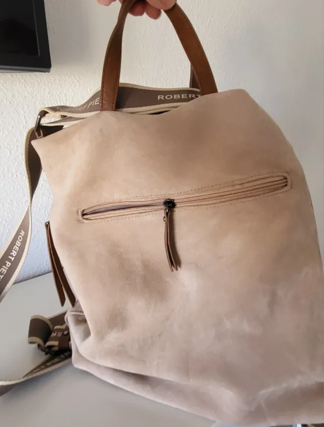 Bolso Saco Imitación Ante Robert Pietri