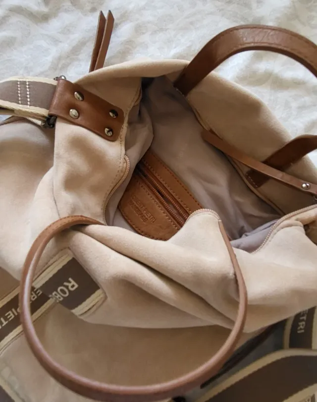 Bolso Saco Imitación Ante Robert Pietri