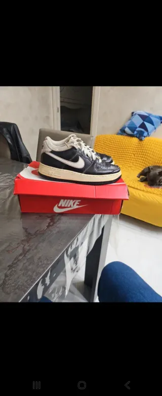 Nike Air Force 1 Scarpe donna  Nero Bianco