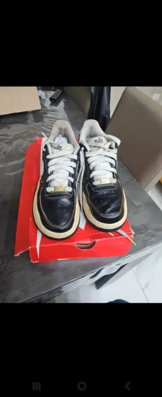 Nike Air Force 1 Scarpe donna  Nero Bianco