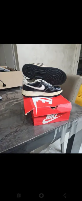 Nike Air Force 1 Scarpe donna  Nero Bianco