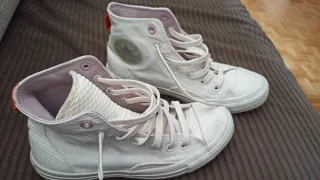 Converse Mujer Talla 38  Blancas y rosas