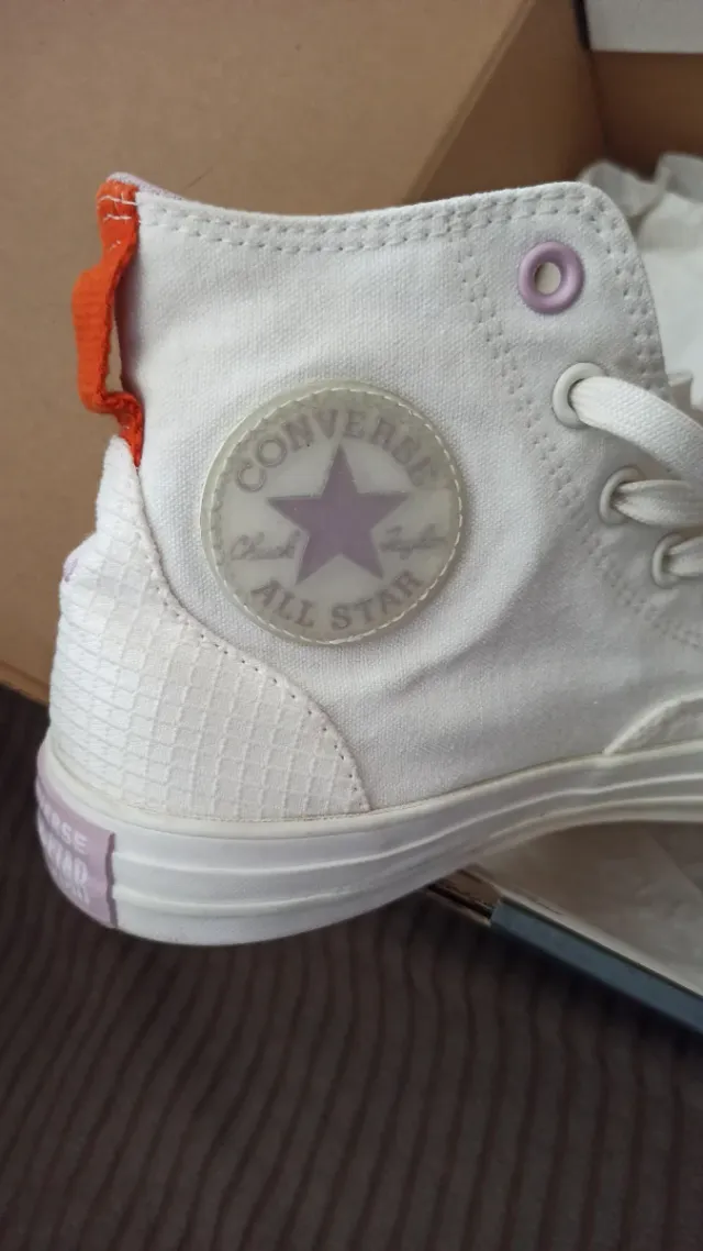 Converse Mujer Talla 38  Blancas y rosas