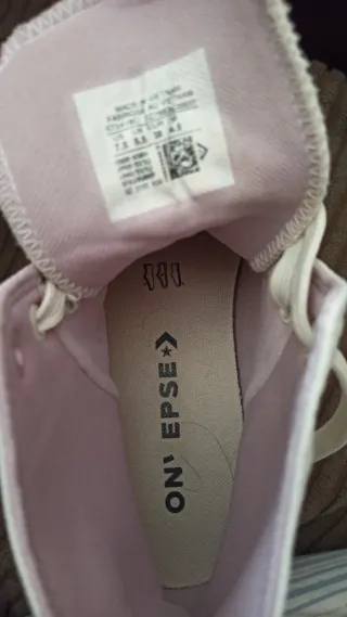 Converse Mujer Talla 38  Blancas y rosas