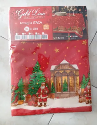 Tovaglia natalizia Gold Line x12