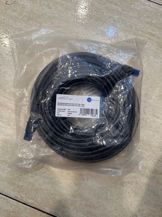 Cable de Red UTP Cat6 RJ45 20m Negro