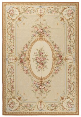 Arazzo Aubusson Annodato Extra Fine Salotto