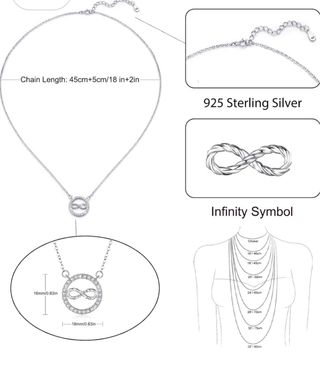 Collar Infinito Lavumo Plata de ley 925