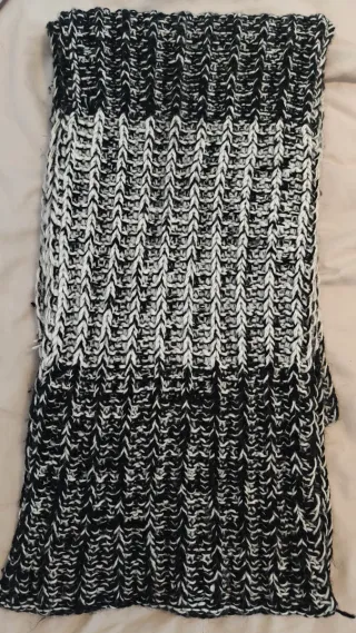 Bufanda hombre bicolor