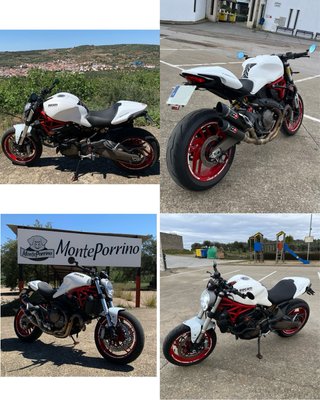 Ducati Monster 821 Blanca y Roja, Limitada A2