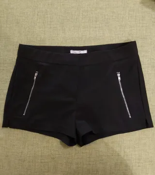 Pantaloncini neri eleganti Calliope taglia M