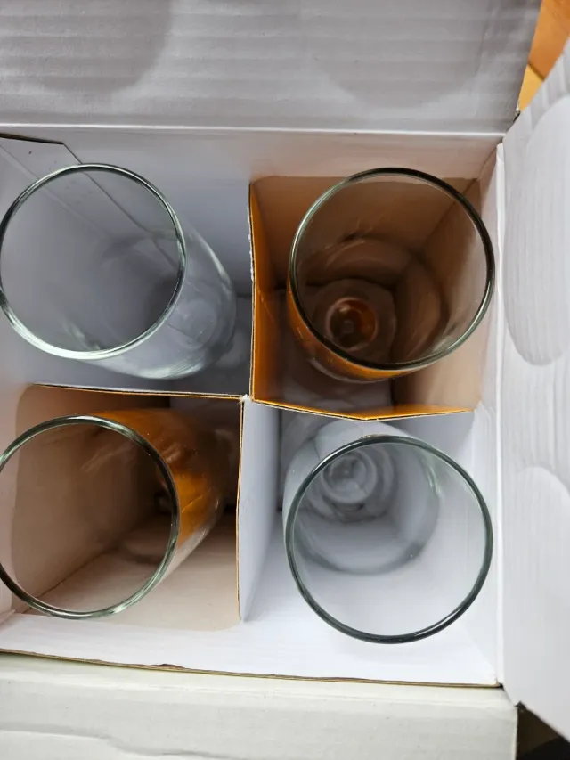 4 Copas de Champán GISPER Cristal