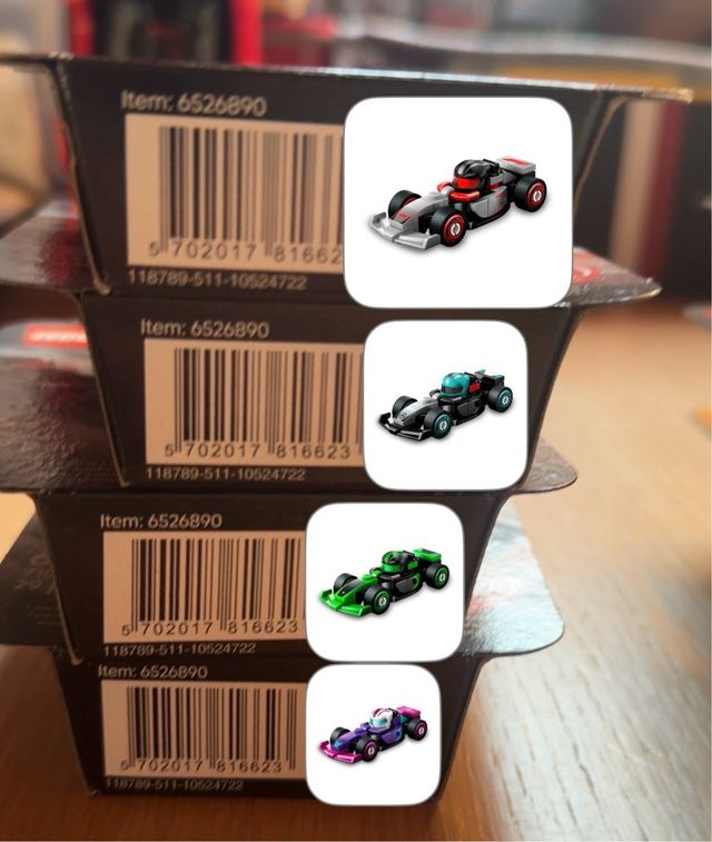 Collezione completa Lego Minifigure F1