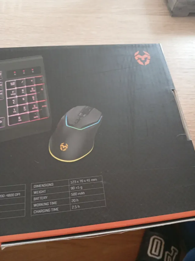 Teclado y Ratón Gaming KROM Kabala RGB