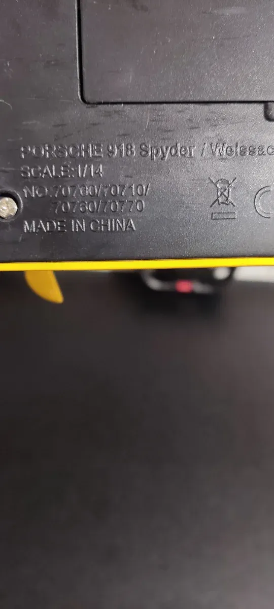 Coche porche radiocontrol escala 1/14