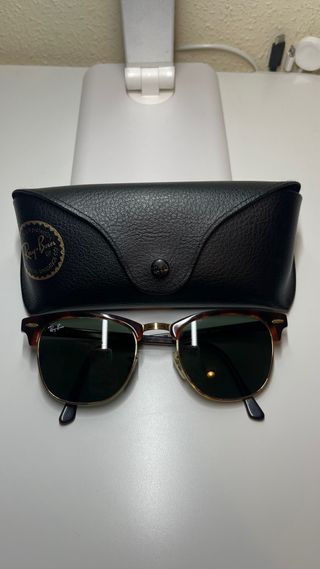 Gafas de Sol Ray-Ban Clubmaster Unisex Marrón/Dora