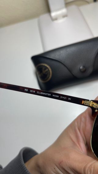 Gafas de Sol Ray-Ban Clubmaster Unisex Marrón/Dora