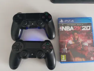 PS4 Pro 1TB Negro versión silenciosa + 2 Mandos Un