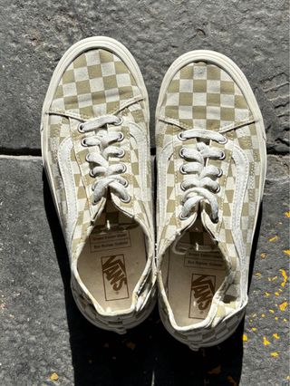Vans 38, Old Skool Tapered Eco Theory checker beig