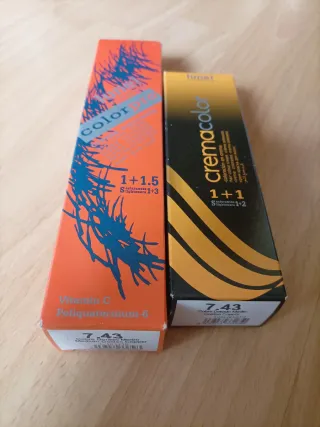 Tinte Profesional Lunel (7.43 cobre dorado medio)