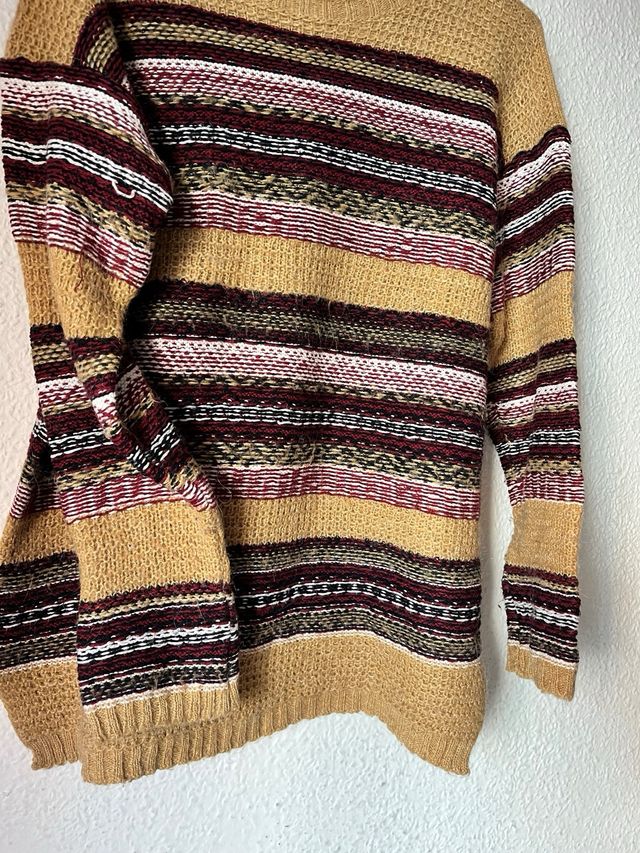 Jersey Stradivarius rayas multicolor