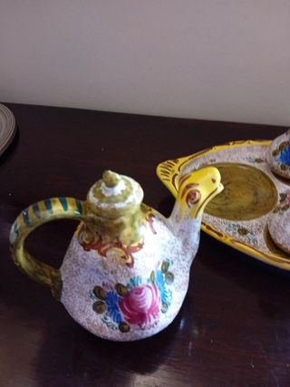 Set sale pepe olio ed aceto ceramica