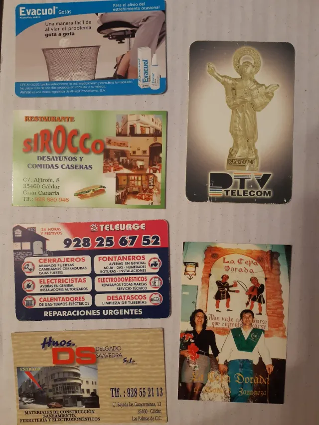 Lote Calendarios Bolsillo ONCE Coleccionistas