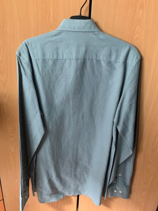 Camisa Unit Lino Algodón Verde El Corte Inglés