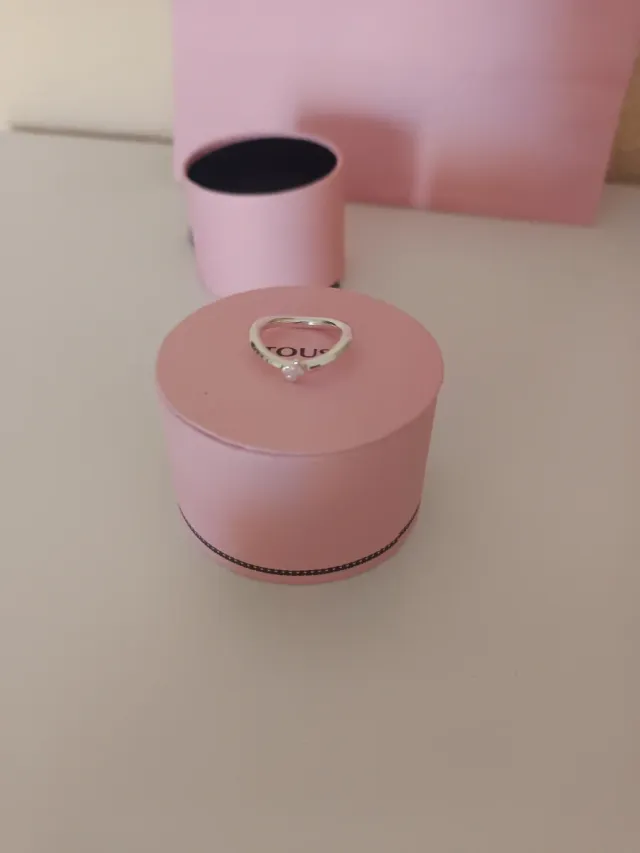 Anillo Tous ORIGINAL Plata Talla 12