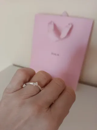 Anillo Tous ORIGINAL Plata Talla 12