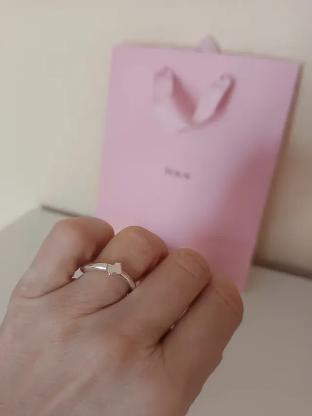 Anillo Tous ORIGINAL Plata Talla 12